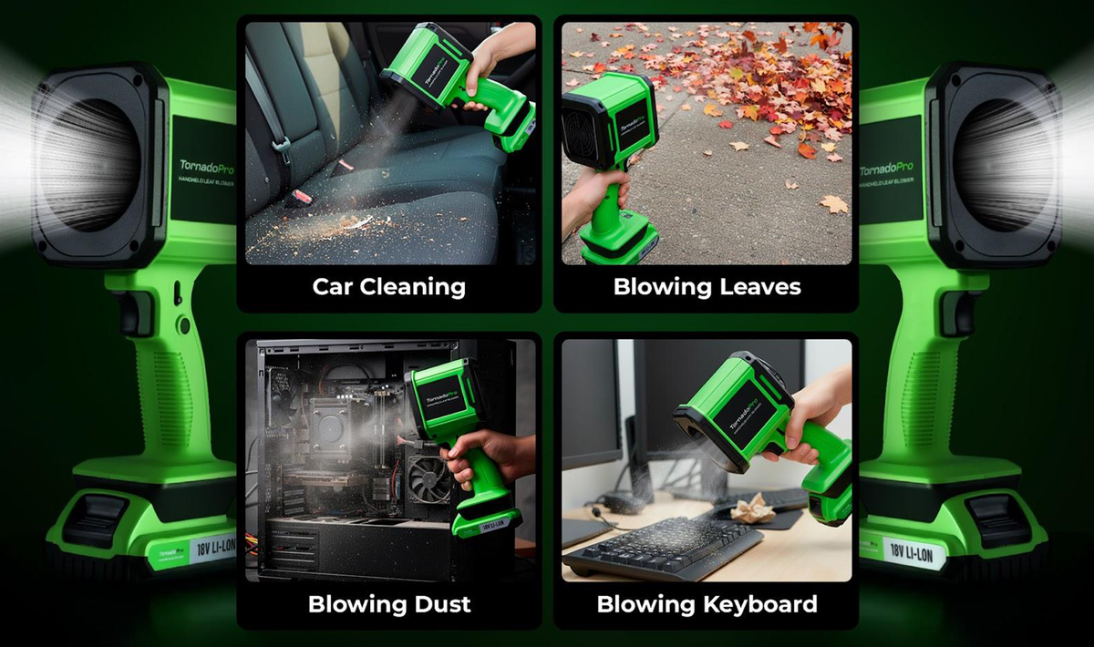 TornadoPro Handheld Leaf Blower